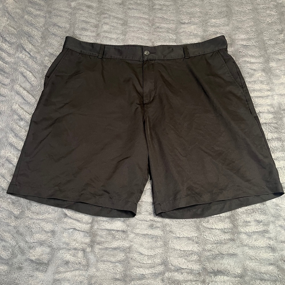 Adidas Climalite Mens Black Golf Shorts‎ Size 42 Performance Moisture Wicking